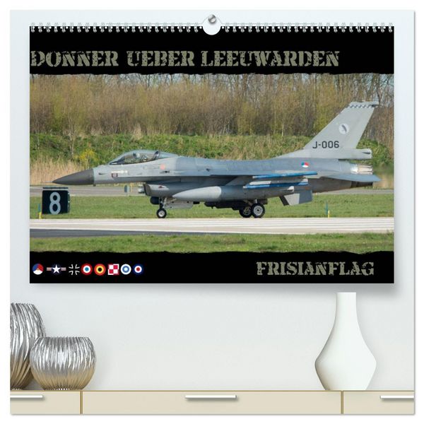 Produktbild: Donner ueber Leeuwarden (hochwertiger Premium Wandkalender 2026 DIN A2 quer), Kunstdruck in Hochglanz