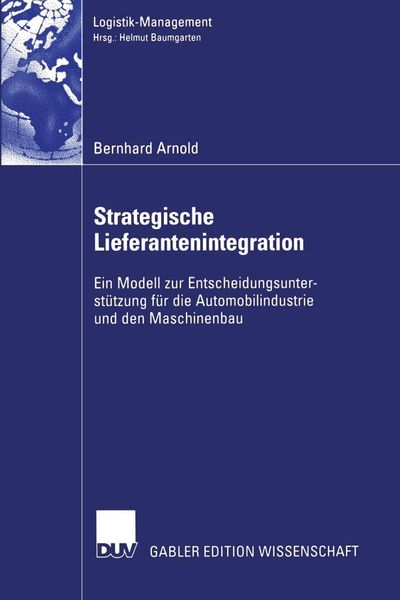 Produktbild: Strategische Lieferantenintegration