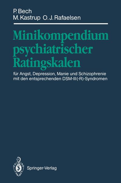 Produktbild: Minikompendium psychiatrischer Ratingskalen