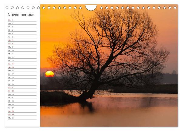Produktbild: Worpswede - Natursch&ouml;nheiten im Teufelsmoor (Wandkalender 2026 DIN A4 quer), CALVENDO Monatskalender