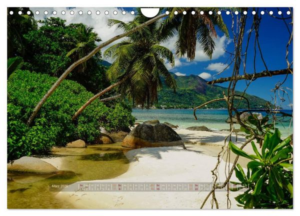 Produktbild: Seychellen - Inselparadiese Mah&eacute; La Digue Praslin (Wandkalender 2026 DIN A4 quer), CALVENDO Monatskalender