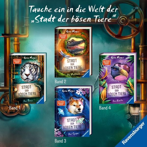 Produktbild: Stadt der b&ouml;sen Tiere, Band 4 - Die Rache