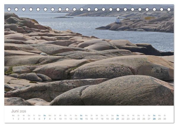 Produktbild: Bohusl&auml;n - Idyllische Sch&auml;renlandschaft an Schwedens Westk&uuml;ste (Tischkalender 2026 DIN A5 quer), CALVENDO Monatskalender