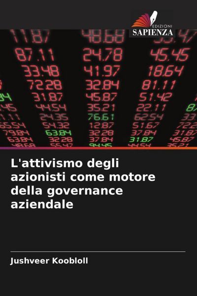 Produktbild: L'attivismo degli azionisti come motore della governance aziendale