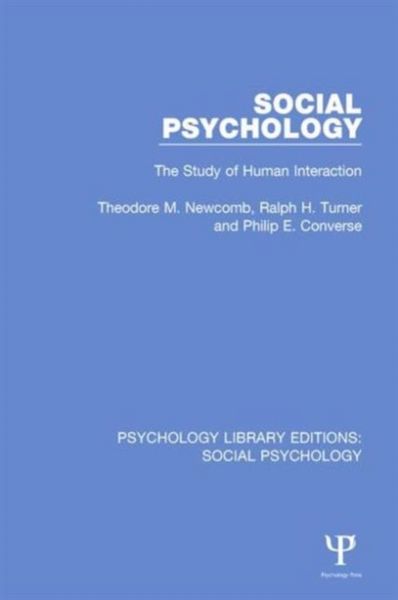 Produktbild: Social Psychology: The Study of Human Interaction