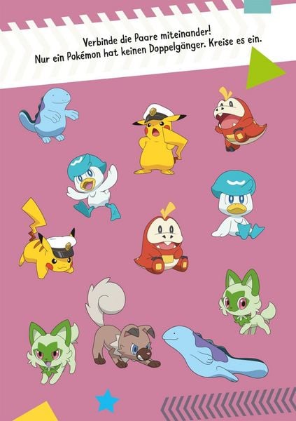 Produktbild: Pok&eacute;mon Activity-Buch: Pok&eacute;mon Mein bunter Mal- und R&auml;tselblock