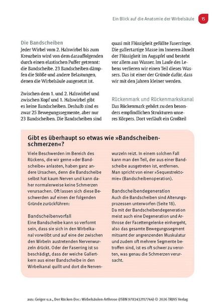 Produktbild: Der R&uuml;cken-Doc: Wirbels&auml;ulen-Arthrose