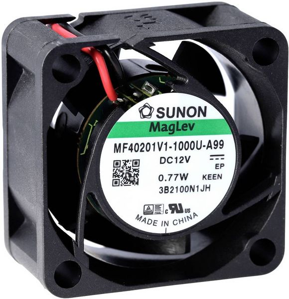 Produktbild: Sunon MF40202VX-1000U-A99 Axiall&uuml;fter 24 V/DC 18.34 m&sup3;/h (L x B x H) 20 x 40 x 40mm