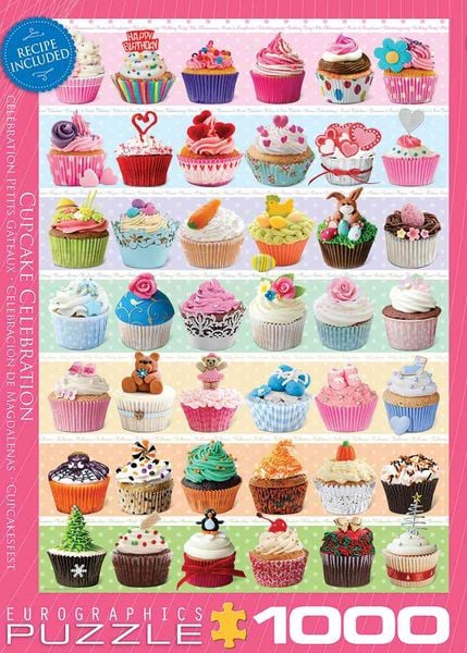 Eurographics 6000-0586 - Cupcakefest , Puzzle, 1.000 Teile