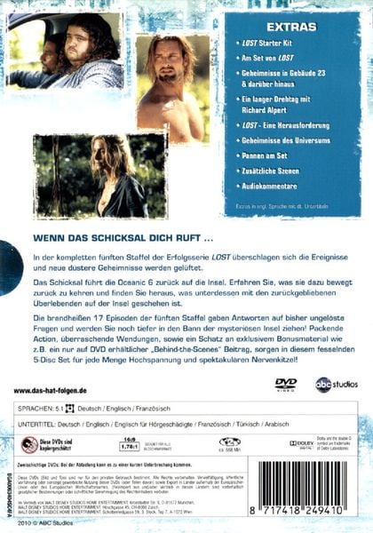 Produktbild: Lost - Staffel 5 [5 DVDs]