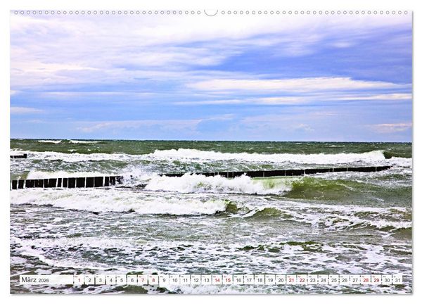 Produktbild: Fischland zwischen Ostsee und Bodden (Wandkalender 2026 DIN A2 quer), CALVENDO Monatskalender