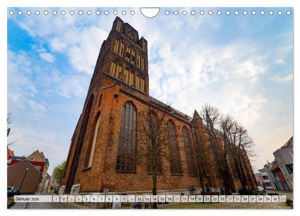 Produktbild: Stralsund Stadtansichten (Wandkalender 2026 DIN A4 quer), CALVENDO Monatskalender