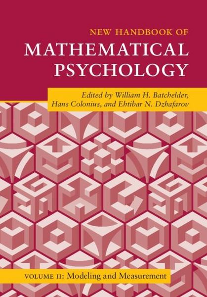 Produktbild: New Handbook of Mathematical Psychology: Volume 2, Modeling and Measurement