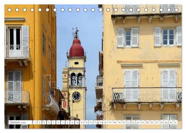 Produktbild: Faszination Korfu (Tischkalender 2026 DIN A5 quer), CALVENDO Monatskalender