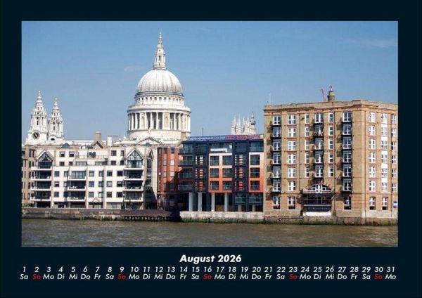 Produktbild: London 2026 Fotokalender DIN A4