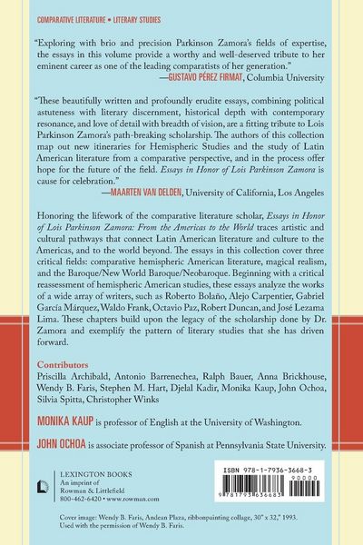 Produktbild: Essays in Honor of Lois Parkinson Zamora