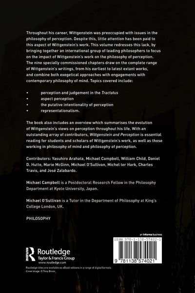 Produktbild: Wittgenstein and Perception
