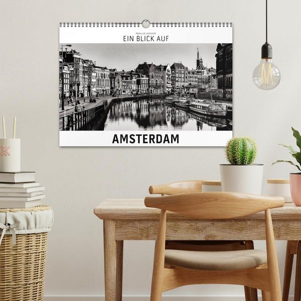 Produktbild: Ein Blick auf Amsterdam (Wandkalender 2026 DIN A3 quer), CALVENDO Monatskalender