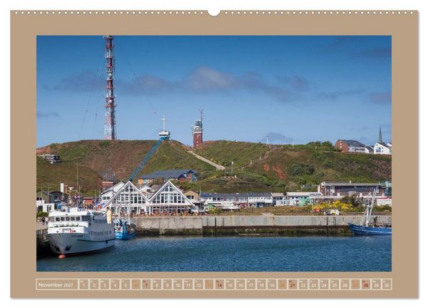 Produktbild: Helgoland,Deutschlands rote Felsen (hochwertiger Premium Wandkalender 2027 DIN A2 quer), Kunstdruck in Hochglanz