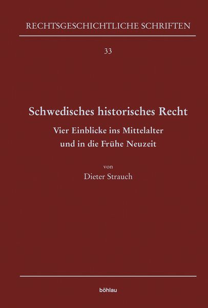 Produktbild: Schwedisches historisches Recht
