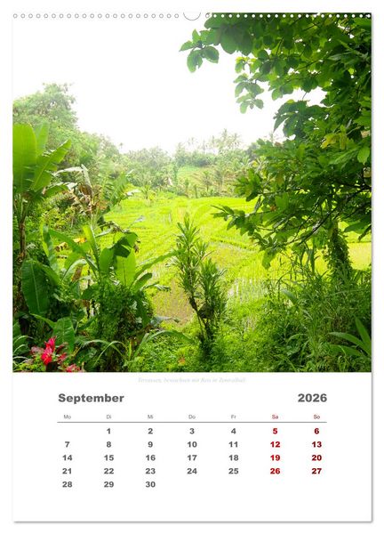 Produktbild: Reiseimpressionen durch Bali (hochwertiger Premium Wandkalender 2026 DIN A2 hoch), Kunstdruck in Hochglanz