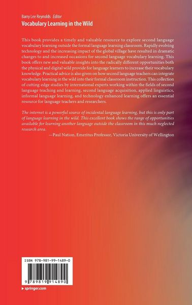 Produktbild: Vocabulary Learning in the Wild