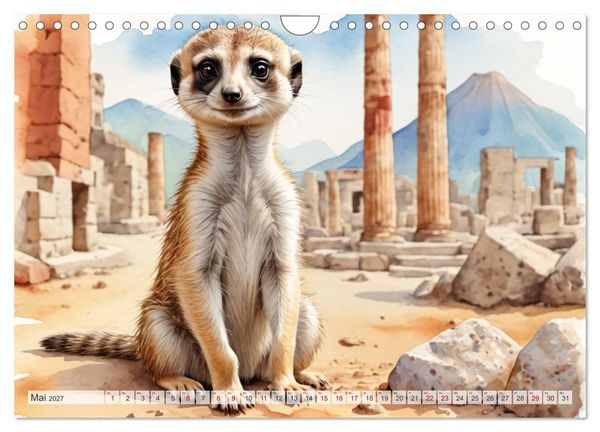 Produktbild: Erdm&auml;nnchen in Italien (Wandkalender 2027 DIN A4 quer), CALVENDO Monatskalender