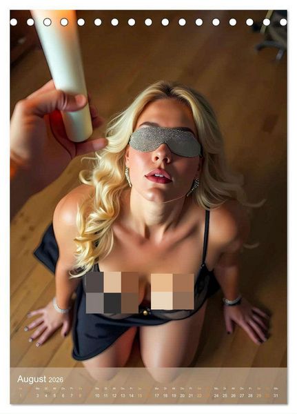Produktbild: Spicy - Kinky Fantasien (Tischkalender 2026 DIN A5 hoch), CALVENDO Monatskalender