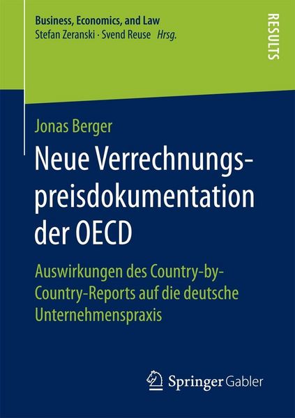 Produktbild: Neue Verrechnungspreisdokumentation der OECD