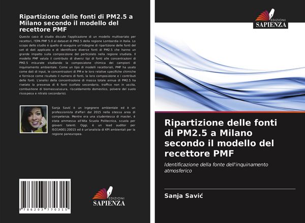 Produktbild: Ripartizione delle fonti di PM2.5 a Milano secondo il modello del recettore PMF