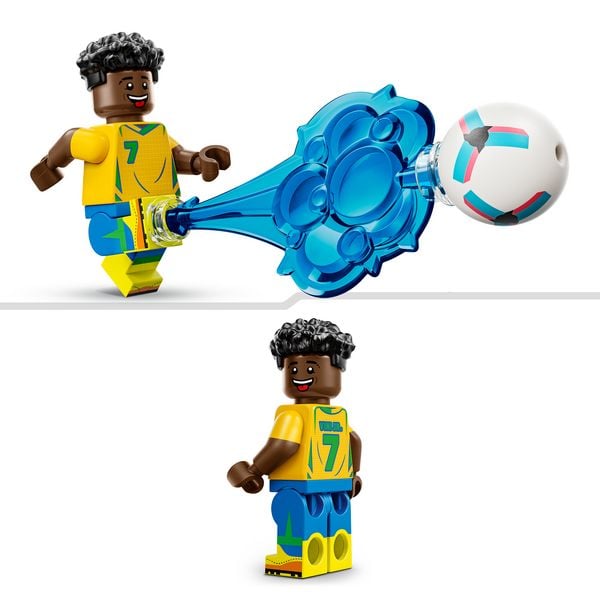 Produktbild: LEGO Editions 43027 Vini Jr., Fu&szlig;ball-Highlights, Fu&szlig;ball-Deko; Bauset f&uuml;r Kinder