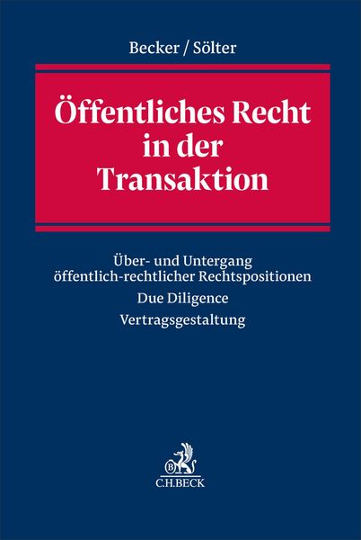 Produktbild: &Ouml;ffentliches Recht in der Transaktion
