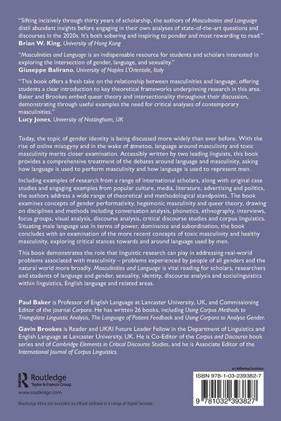 Produktbild: Masculinities and Language