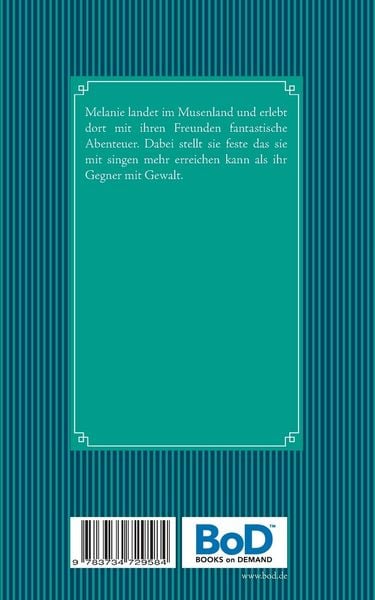Produktbild: Melanie und ihre fantastischen Abenteuer im Musenland