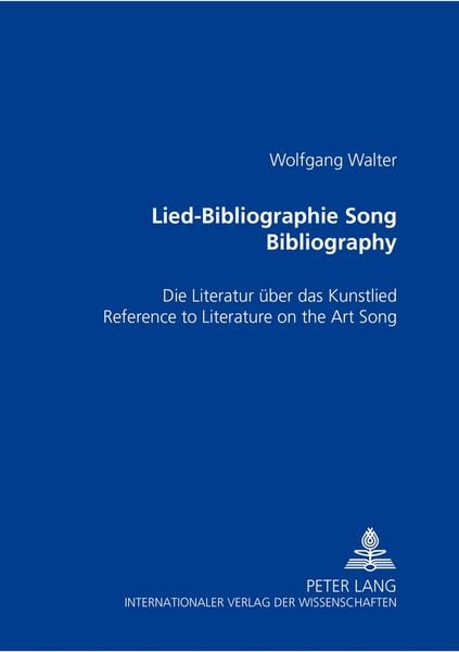 Produktbild: Lied-Bibliographie - Song Bibliography