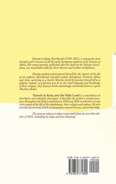 Produktbild: Travels in Syria and the Holy Land