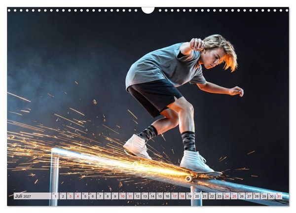 Produktbild: Dimensionen des Skateboarding (Wandkalender 2027 DIN A3 quer), CALVENDO Monatskalender