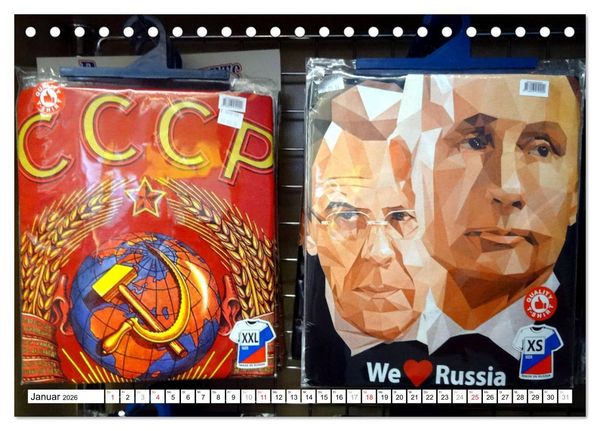 Produktbild: Back to the USSR - Sowjet-Nostalgie in Russland (Tischkalender 2026 DIN A5 quer), CALVENDO Monatskalender