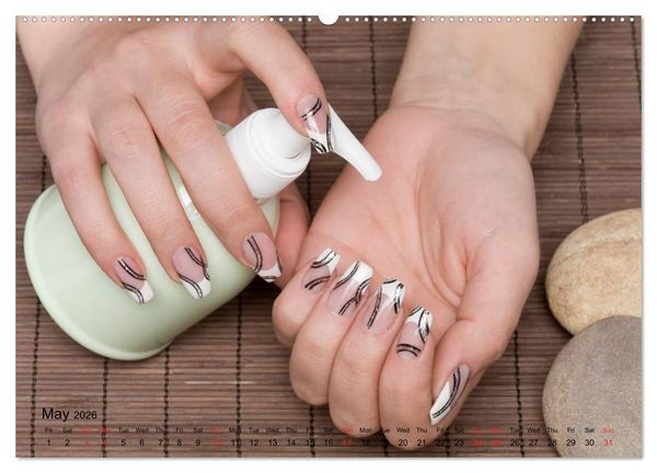 Produktbild: Transient Art &ndash; Nail Art Episode 1 (High Quality Premium Wall Calendar 2026 DIN A2 landscape),CALVENDO 12 Month Wall Calendar