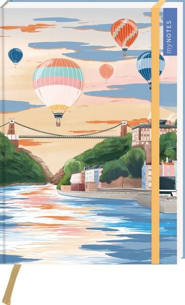Produktbild: MyNOTES Papeterie: Notizbuch A5 Simply, Katy &ndash; Bristol Harbour