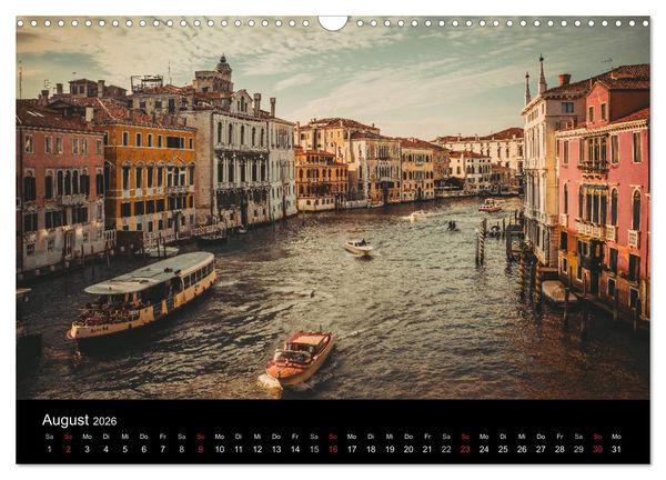Produktbild: Traumstadt Venedig (Wandkalender 2026 DIN A3 quer), CALVENDO Monatskalender
