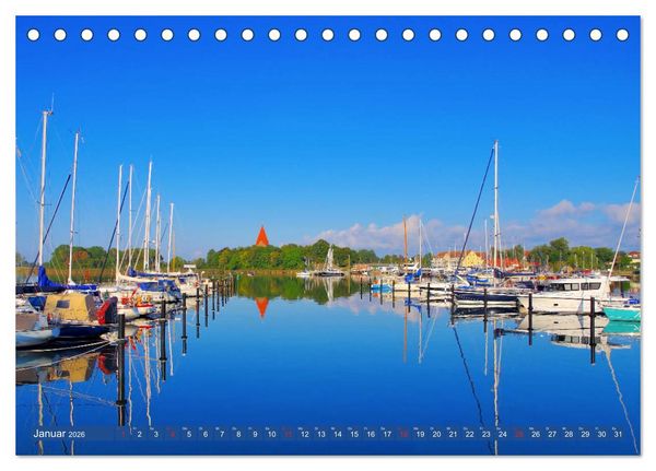Produktbild: Insel Poel - Auszeit an der Ostsee (Tischkalender 2026 DIN A5 quer), CALVENDO Monatskalender