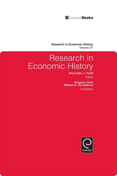 Produktbild: Research in Economic History