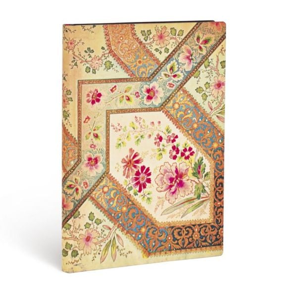 Produktbild: Softcover Notizbuch Bukett auf Elfenbein, Midi, Liniert