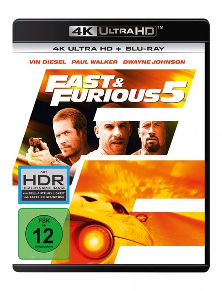 Fast & Furious 5 (4K Ultra HD) (+ Blu-ray 2D)