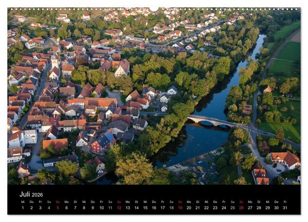 Produktbild: Hohenlohe von oben (Wandkalender 2026 DIN A2 quer), CALVENDO Monatskalender