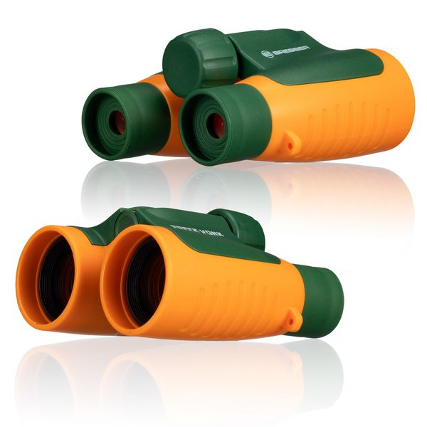 Produktbild: Bresser 11803 - FREEK VONK x BRESSER Kinder-Fernglas (gr&uuml;n/orange) 3x30, mit Tasche