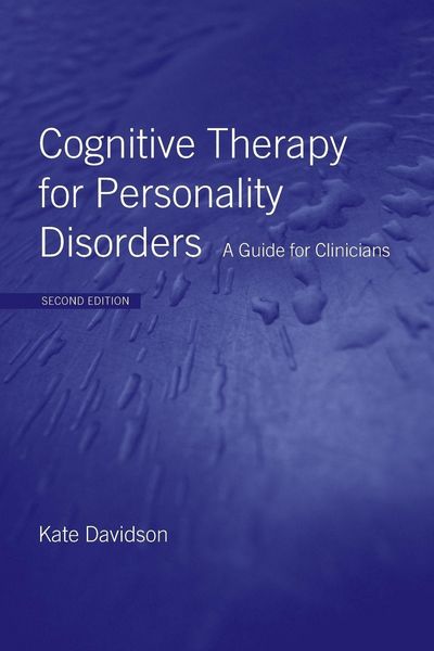 Produktbild: Cognitive Therapy for Personality Disorders