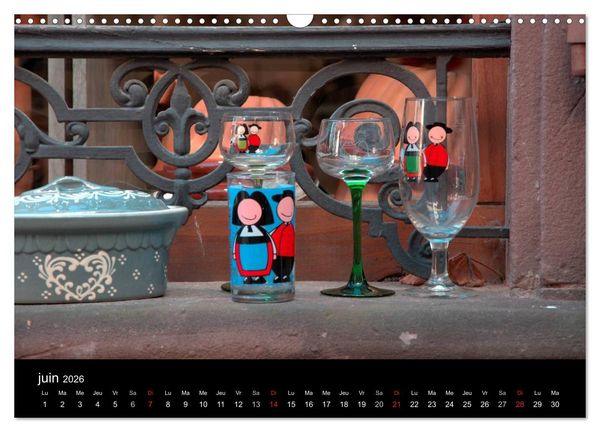 Produktbild: D&eacute;tails d'Alsace (Calendrier mural 2026 DIN A3 vertical), CALVENDO calendrier mensuel