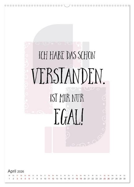 Produktbild: Mit Humor durch den Arbeitstag (Wandkalender 2026 DIN A2 hoch), CALVENDO Monatskalender